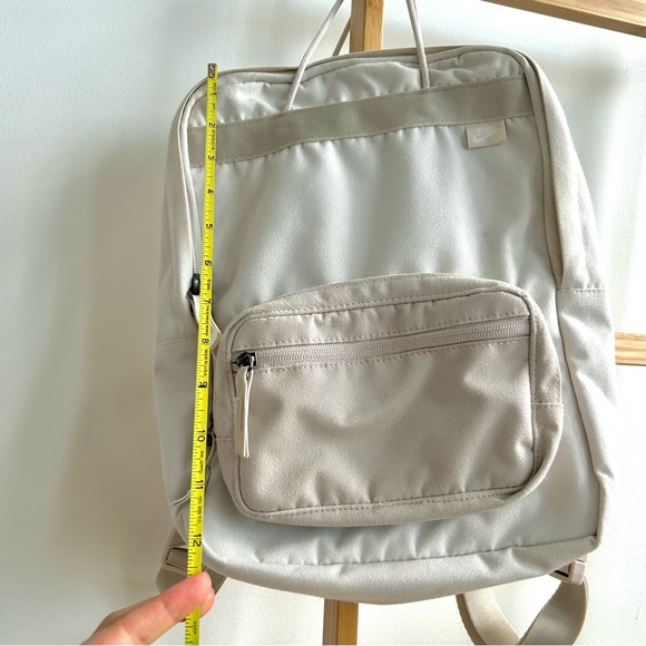 beige & white Nike Top Handle Expandable Backpack - Picture 5 of 6